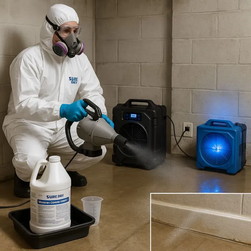 Sanitization and Odor Removal process in Gladstone, MI
