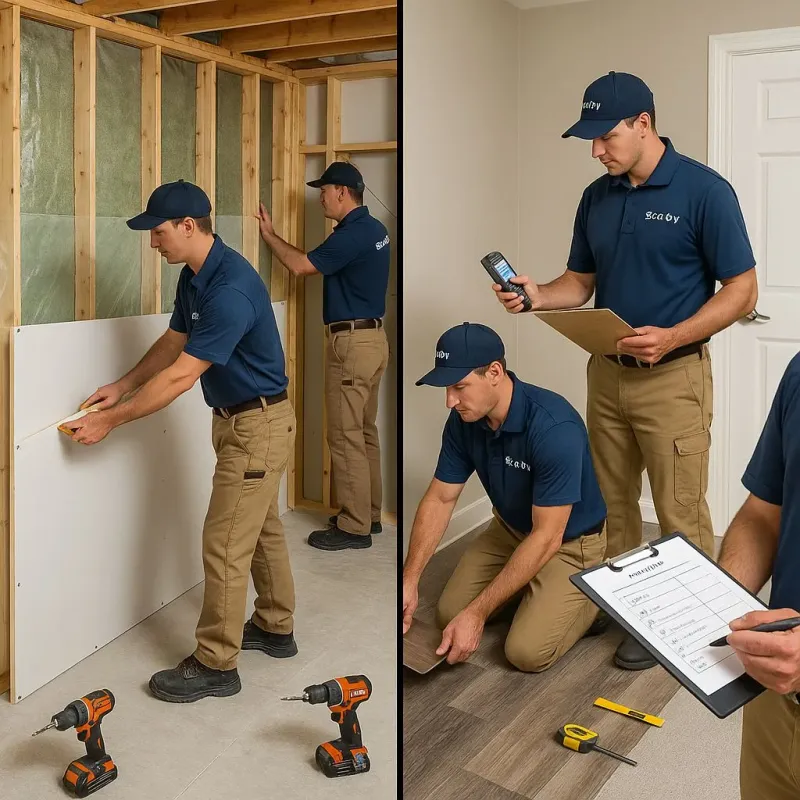 Repairs and Reconstruction process in Gladstone, MI