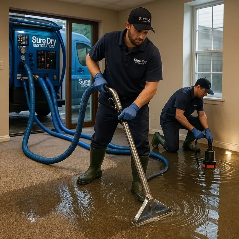 Water Extraction and Removal process in Gladstone, MI
